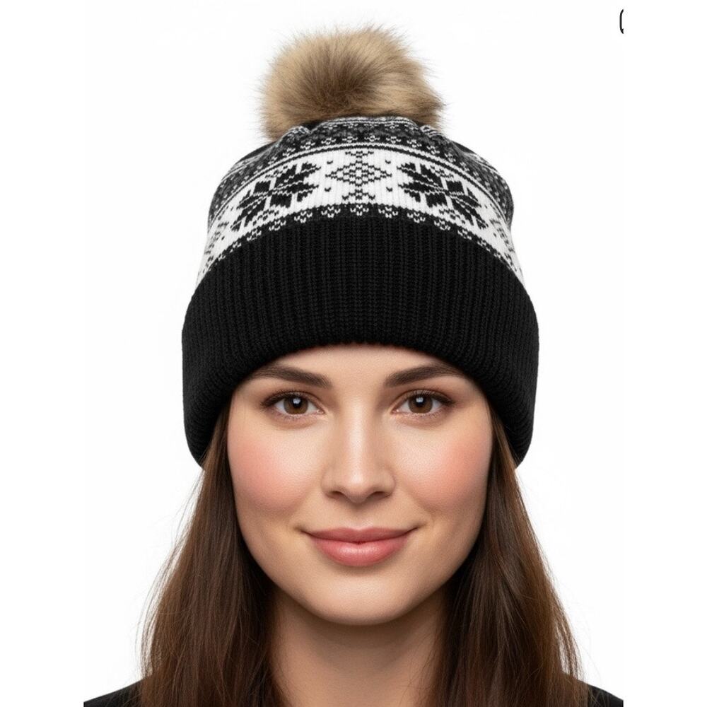 Northeast Outfitters Cozy Cabin Women's Nordic Beanie NWT